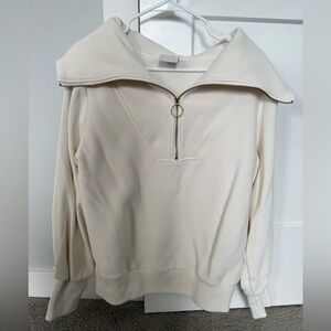 Varley Vine Ottoman Pullover Sweater Ivory size S